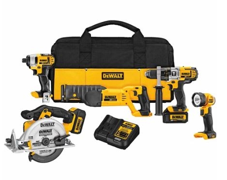 DeWalt 20V MAX* 5 Tool Combo Kit