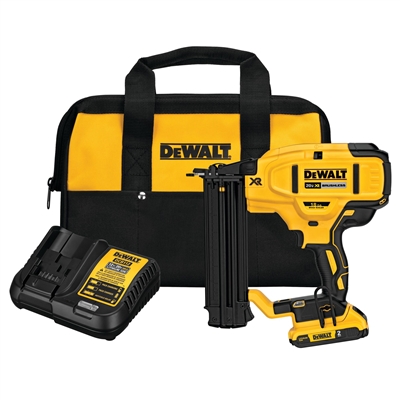 DEWALT 20V MAX XR 18 GA BRAD NAILER (KIT)