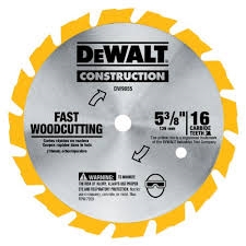 Blade, Cordless - 5-3/8" (16T Rough Wood)