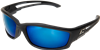 Edge Eyewear Kazbek TSKAP218 Blue Mirror Polarized Safety Glasses