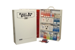 4-Shelf First Aid Kit w/ Medicines - 100 Man