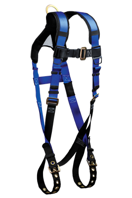 HARNESS, CONTRACTOR PLUS -1D MD/LG BLUE W/TONGUE BUCKLES -FALLTECH #7016B-MD/LG