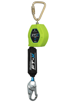 11' FT-Xâ„¢ Web Class 1 SRL-P with Steel Snap Hook, Includes Steel Dorsal Connecting Carabiner #84711SC1