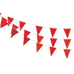 60' Red Pennant Flag