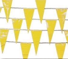 105' Yellow Pennant Flag