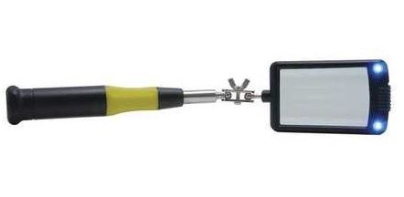 Inspection Mirror - 2"x3" w/ LED Light