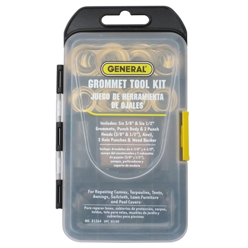 Grommet Kit - Brass 3/8" & 1/2"