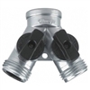 Zinc "Y" Hose Connector