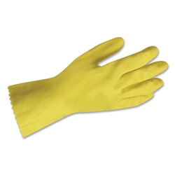 Lined Latex Gloves- LARGE