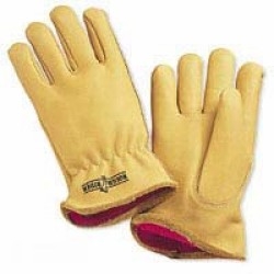Insulated Leather Gloves- XL
