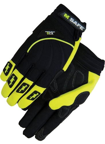 Mechanics Gloves Hi-Vis - MD