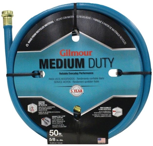 5/8" x 50ft Light Duty Garden Hose