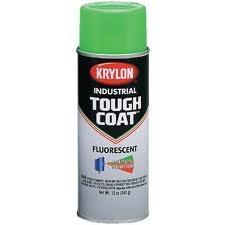 Tough Coat Spray Paint- Fluorescent Green