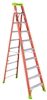 Type 1A 10' Cross Step Fiberglass Step Ladder
