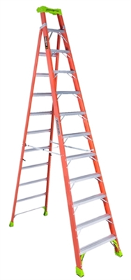Type 1A 12' Fiberglass Cross Step Ladder