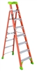 Type 1A 8' Cross Step Fiberglass Step Ladder
