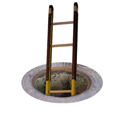 Manhole Ladder -12' Fiberglass -Type 1AA 325lb.