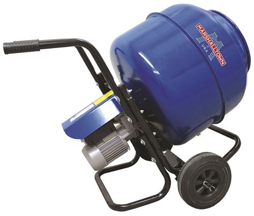 Wheelbarrow Mixer, 3 Cu Ft - 1/2 HP Electric