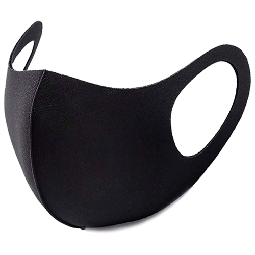 Mask Face Cover - Black (Washable)