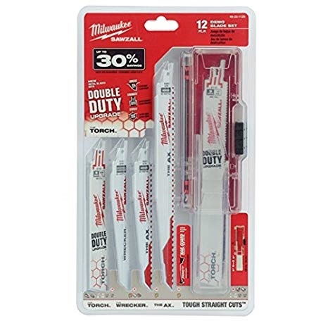 Blades, Reciprocating - Demo 12 Piece Set - Milwaukee