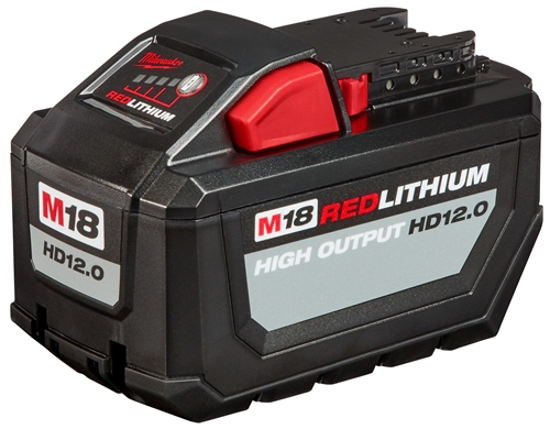 Battery, Milwaukee M18 - 12.0 AH High Output #48-11-1812