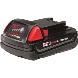 Battery, Milwaukee M18 - 2.0 Amp Compact