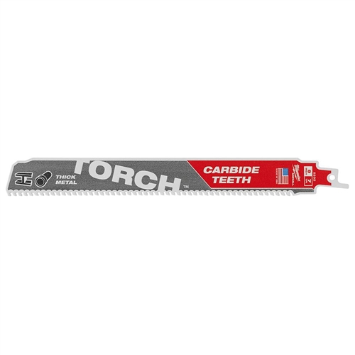 Blade, Sawzall - Carbide Teeth Metal Torch -Milwaukee (9" 7T) **1 pack