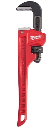 Milwaukee 10â€ Steel Pipe Wrench