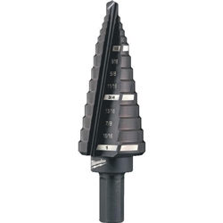 Bit, Step Drill- (3/16" - 7/8") #4 Milwaukee