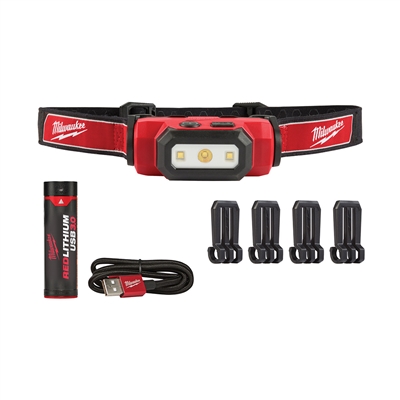 Light, Head -450 Lumen LED USB Rechargeable Milwaukee #2111-21