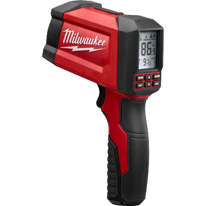 Milwaukee 10:1 Infrared/Contact Temp-Gun