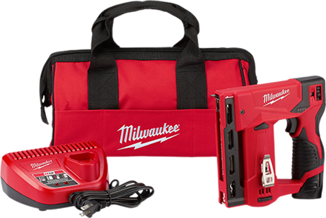Milwaukee Crown Stapler 3/8", M12 Kit