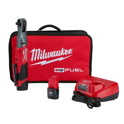 Milwaukee Ratchet, M12 Cordless - 3/8" Drive #2557-22