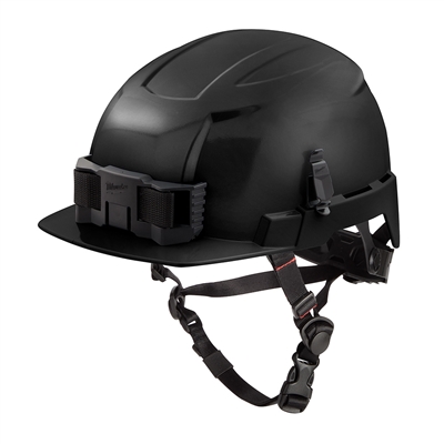 Milwaukee Type 2 Class E Unvented Front Brim Helmet Black #48-73-1331