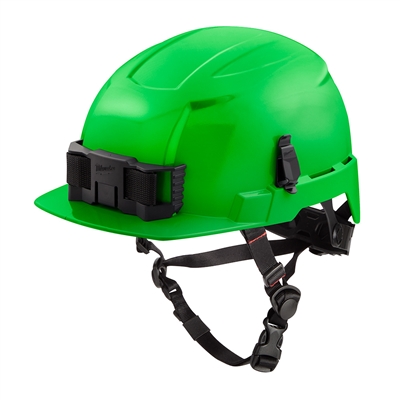 Milwaukee Type 2 Class E Unvented Front Brim Helmet Green #48-73-1327