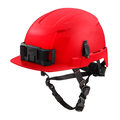 Milwaukee Type 2 Class E Unvented Front Brim Helmet Red #48-73-1329