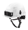 Milwaukee Type 2 Class E Unvented Front Brim Helmet White #48-73-1321
