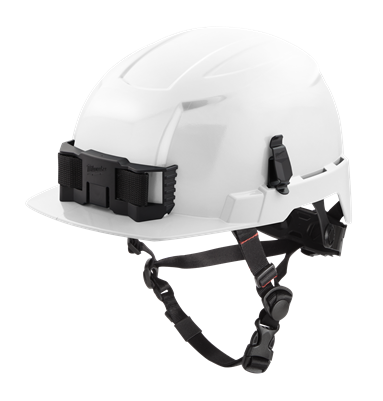 Milwaukee Type 2 Class E Unvented Front Brim Helmet White #48-73-1321