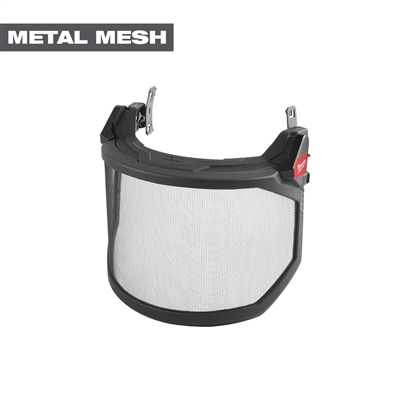 Milwaukee Metal Wire Mesh Full Face Visor for Helmets and Hard Hats #48-73-1430