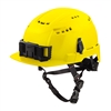Milwaukee Type 2 Class C Vented Front Brim Helmet Yellow #48-73-1322