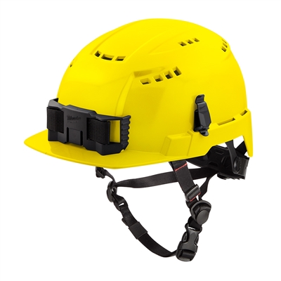 Milwaukee Type 2 Class C Vented Front Brim Helmet Yellow #48-73-1322