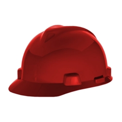 Baseball Style V-Gard Cap- RED