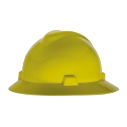 Full Brim V-Gard Hat- YELLOW