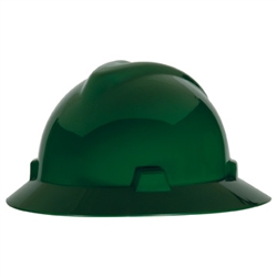 Full Brim V-Gard Hat- GREEN