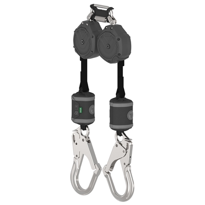 MSA Mini PFL Lanyard - 6' Twin (LG Hooks) #VSOHW-012-QA-A