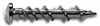 3/16" x 1-1/4" Wall-Dog (Oval Chrome)