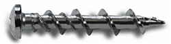 3/16" x 1-1/4" Wall-Dog (Oval Chrome)