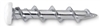 3/16" x 1-1/4" Wall-Dog (Pan White)