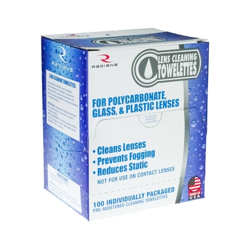 Wipes, Lens Cleaning - Radians (100/box)