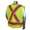 Radians Class II Breakaway X-Back Lime MBTA-Compliant Vest - XL